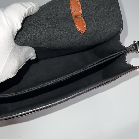 ❤️LOUIS VUITTON BEAUMARCHAIS NOIR DAMIER EBENE CANVAS/ LEATHER BAG N40146 - Picture 13 of 17